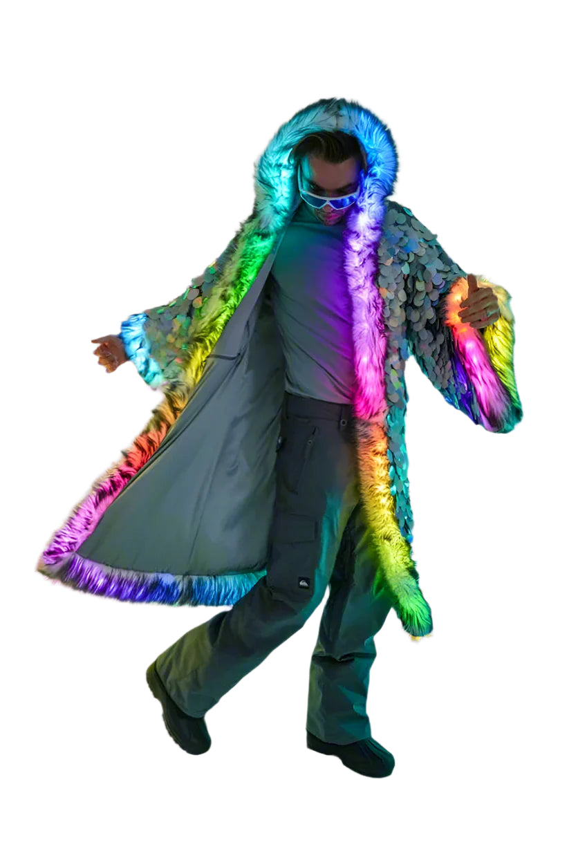 Men's LED Silver Jacket